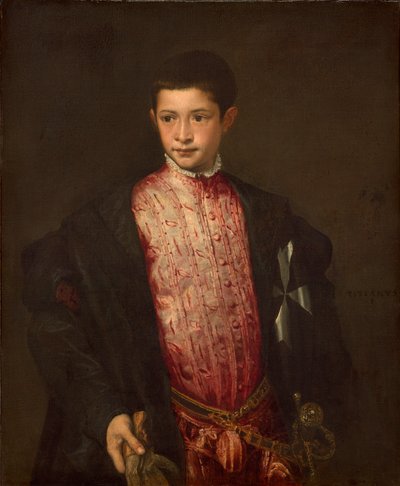 Ranuccio Farnese by Tiziano Vecelli
